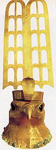 Old Kingdom gold head of Nekheny