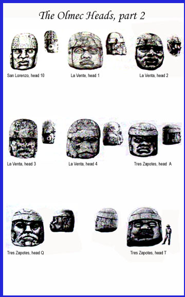 Olmec heads..art, art history, Paul Marc Washington, paleoneolithic@yahoo.com 